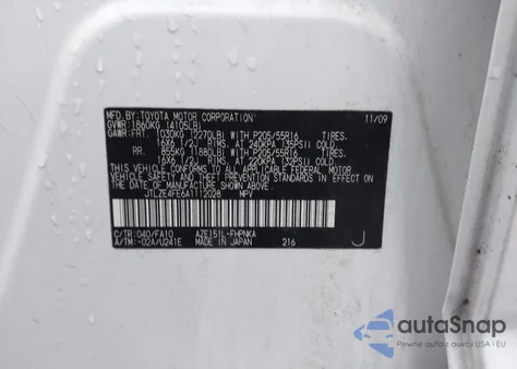 2010 Scion Xb from USA, damaged, VIN JTLZE4FE6A1112028